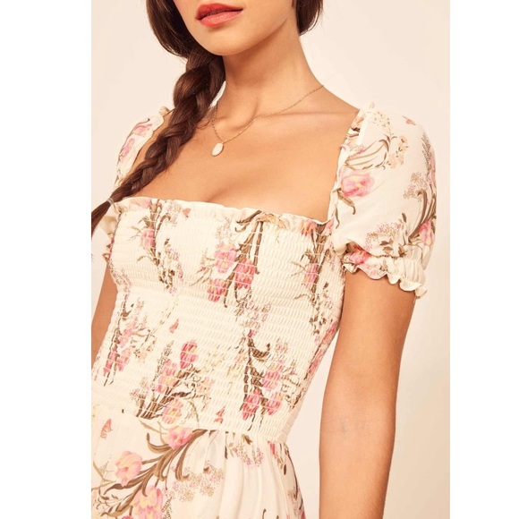 ❤️SOLD❤️ Reformation Inka Leila Dress Floral New - Picture 7 of 9